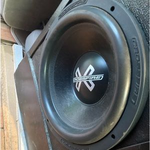 A 12” crossfire subwoofer